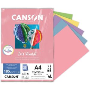 Papel A4 Color Iris Vivaldi Cores Pastel 185G - Imagem 2
