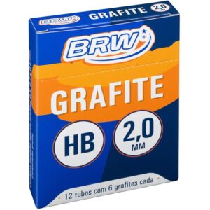 Grafite 2.0MM Hb 12 Tubos X 6 Minas - Imagem 2