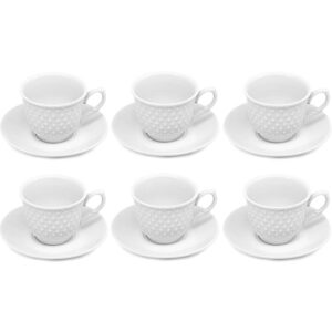 Xicara Cafe Porcelana Wembley 12PCS - Imagem 1