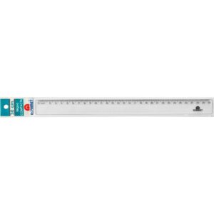 Regua de Poliestireno Compacta Cristal 30CM - Imagem 1