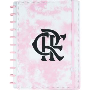 Caderno Inteligente Grande Flamengo Rosa 80FLS. 215X280MM - Imagem 1