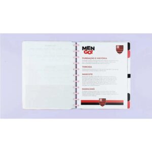 Caderno Inteligente Grande Flamengo Rosa 80FLS. 215X280MM - Imagem 3