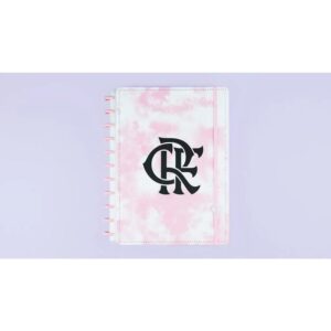 Caderno Inteligente Grande Flamengo Rosa 80FLS. 215X280MM - Imagem 4