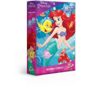 Quebra-Cabeca Cartonado Ariel 60PCS - Imagem 1