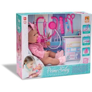 Boneca Prime Baby Vinil C/Acessorios - Imagem 1