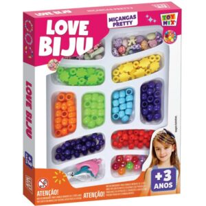 Bijuteria e Micanga Love Biju Pretty 170PCS+FIO - Imagem 1