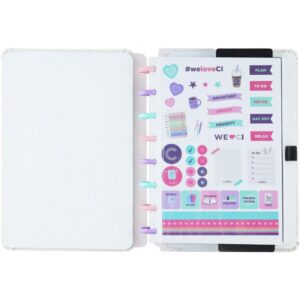 Caderno Inteligente A5 Lets Glitter Colorful 80FLS. - Imagem 2