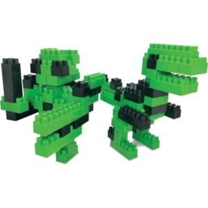 Brinquedo para Montar Blocos Mega Robots Tiranossauo - Imagem 2