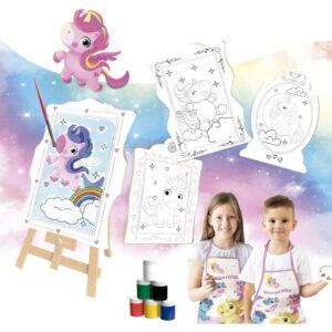 Brinquedo para Colorir Unicornio Super Kit C/4 Telas - Imagem 2