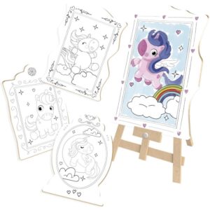 Brinquedo para Colorir Unicornio Super Kit C/4 Telas - Imagem 3