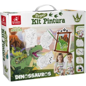 Brinquedo para Colorir Dinossauro Super Kit C/4 Telas - Imagem 3