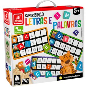 Jogo de Bingo Super Bingo Letras e Palavras - Imagem 2