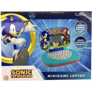 Laptop Infantil Sonic Minigame Bilingue - Imagem 3