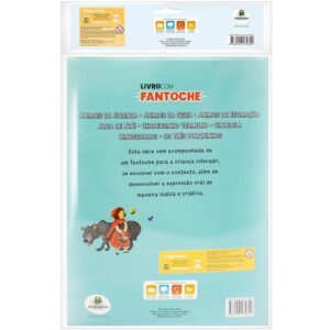 Livro Brinquedo Ilustrado Fantoche Chapeuzinho Vm Lobo - Imagem 3
