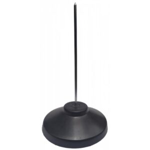 Espeto para Papel Base Plástico Preto - Imagem 1