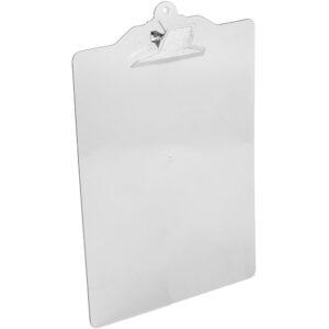 Prancheta Plastica A4 C/Prend. Metal Cristal - Imagem 1