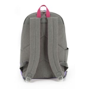 Mochila UP4YOU G Cinza C/Pink - Imagem 2