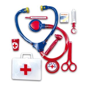 Brincando de Profissoes Kit Medico Doctor Set 9PCS - Imagem 1