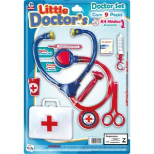 Brincando de Profissoes Kit Medico Doctor Set 9PCS - Imagem 2