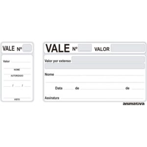 Impresso Vale 050 Folhas com Canhoto - Imagem 2