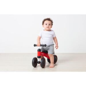 Bicicleta Infantil Equilibrio C/4 Rodas Vermelha - Imagem 2