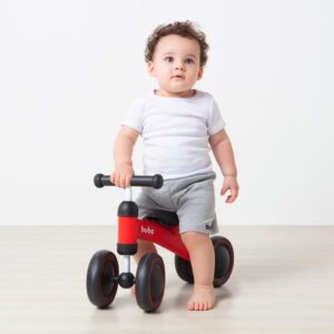Bicicleta Infantil Equilibrio C/4 Rodas Vermelha - Imagem 5