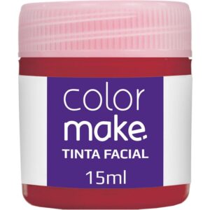 Pintura Facial Liquida 15ML Vermelha - Imagem 1