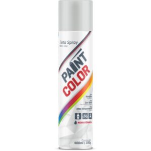 Tinta Spray Paintcolor 400ML Branco Fosco - Imagem 1