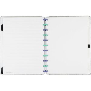 Caderno Inteligente Grande Lets Glitter Silver 2.0 80FLS. - Imagem 2