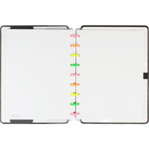 Caderno Inteligente Medio Lets Glitter Neon Black 80FLS. - Imagem 2