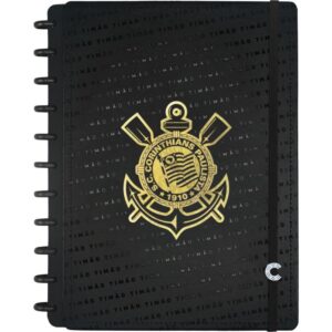 Caderno Inteligente Grande Corinthians Fiel 80FLS. - Imagem 1
