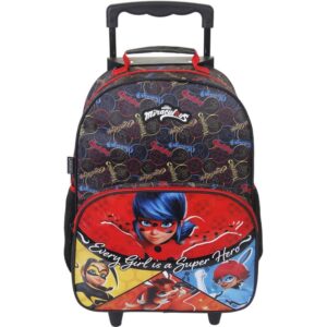 Mochila Infantil com Rodinha Miraculous Max G - Imagem 1