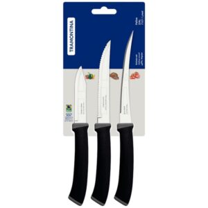 Faca Jogo Felice 3PCS Inox Cabo Pt - Imagem 3