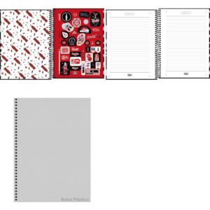 Caderno 01X1 Capa Dura Coca Cola Connect 80FLS. - Imagem 2