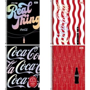 Caderno 10X1 Capa Dura Coca Cola Connect 160FLS. - Imagem 1