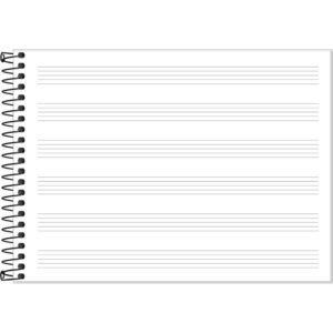 Caderno Musica Flexivel 48FLS. 205X149MM - Imagem 2