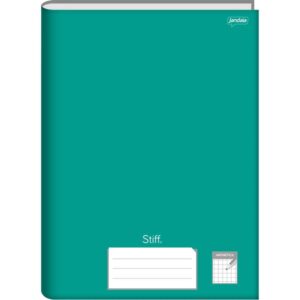 Caderno Quadriculado 1/4 Stiff 07X07MM 96FLS. Cd Verde - Imagem 1