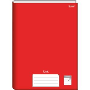 Caderno Caligrafia Capa Dura Stiff 1/4 96FLS. Brochura Vm - Imagem 1