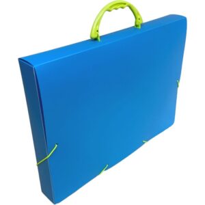 Maleta Plastica com Alca Oficio Full Color Azul - Imagem 1