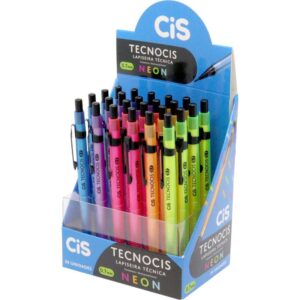 Lapiseira 0.9MM Tecno Cis Neon Cores Sort. - Imagem 1