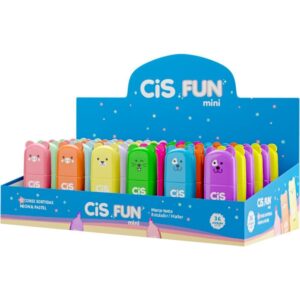 Caneta Marca Texto Cis Fun Mini 12 Cores Sortidas - Imagem 3