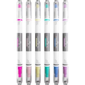 Caneta Marca Texto Cis Lumini Ex Slim 6 Cores - Imagem 2