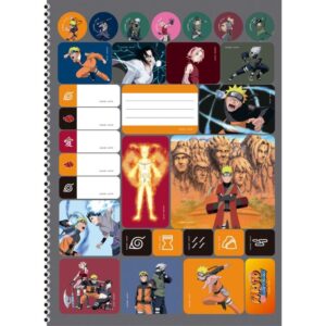 Caderno 01X1 Capa Dura Naruto 80FLS. - Imagem 3