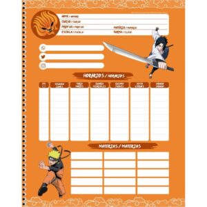 Caderno 01X1 Capa Dura Naruto 80FLS. - Imagem 5