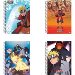 Caderno 10X1 Capa Dura Naruto 160FLS. - Imagem 1