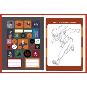 Caderno Brochurao Capa Dura Naruto 80FLS. - Imagem 2