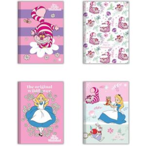 Caderno Brochurao Capa Dura Alice In Wonderland 80FLS. - Imagem 1