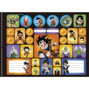 Caderno Desenho Univ Capa Dura Dragon Ball Z 60FLS. - Imagem 2