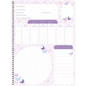 Caderno 10X1 Capa Dura Papilio Holografico 160FLS. - Imagem 4