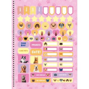 Caderno 10X1 Capa Dura My Pets 160FLS. - Imagem 3
